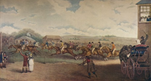 'The Bibury Meeting', early 19th century, (1922). Artist: C Turner.