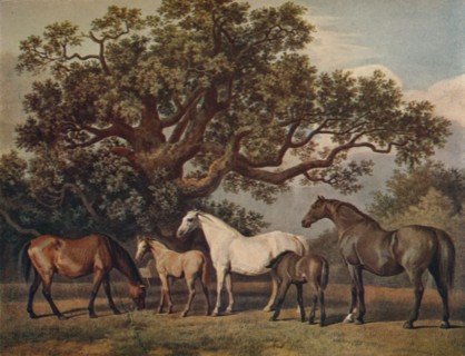 'Brood Mares and Foals', late 18th century, (1922). Artist: George Townley Stubbs.