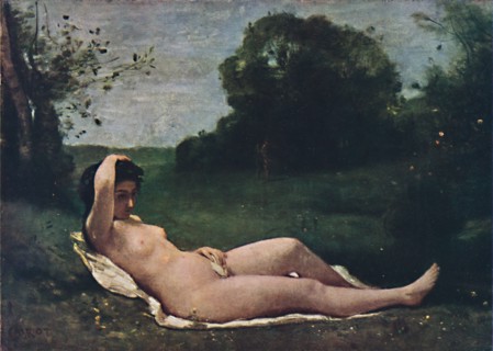 'Nymphe', 1859, (1937). Artist: Jean-Baptiste-Camille Corot.