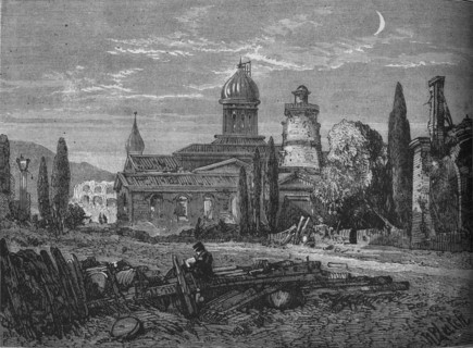 'A Street in Sebastopol after the Siege', c1880. Artist: Richard Principal Leitch.
