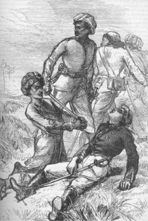 'An Incident in the Mutiny at Allahabad', c1880. Artist: C.R..