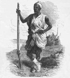 'Warrior of Elmina', c1880. Artist: Unknown.