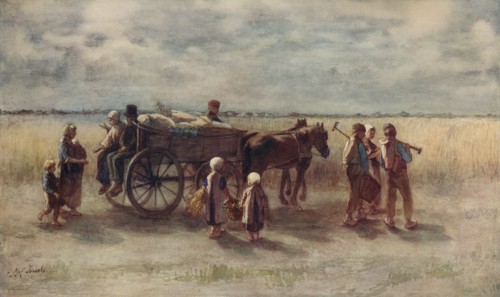 'Potato Harvest', 1844, (c1915). Artist: Jozef Israels.