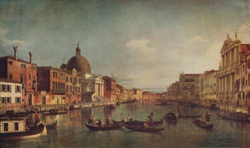 'A View on the Grand Canal Venice', c1740, (c1915). Artist: Canaletto.