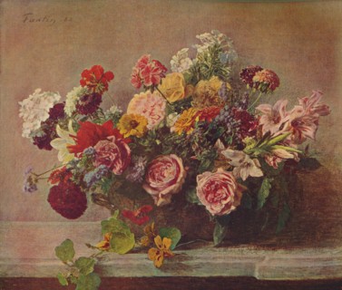 'Summer Flowers', 1882, (c1915). Artist: Henri Fantin-Latour.