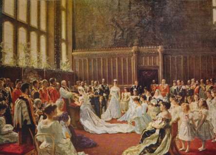'The Marriage of King George V', 1894, (c1915). Artist: Laurits Tuxen.