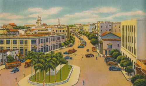 'Bolivar Boulevard, Barranquilla', c1940s. Artist: Unknown.