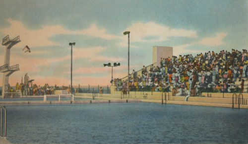 'Municipal Swimming Pool, Barranquilla', c1940s. Artist: Unknown.