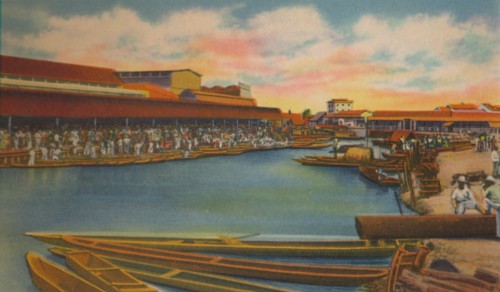 'Public Market, Barranquilla', c1940s. Artist: Unknown.