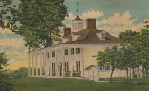 'The Mansion, overlooking the Potomac', 1946. Artist: Unknown.