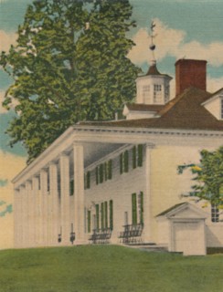 'The Mansion, river elevation', 1946. Artist: Unknown.