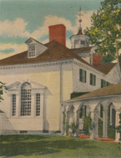 'Mansion, view of the north end', 1946. Artist: Unknown.