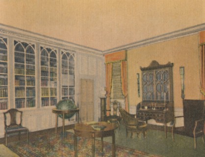 'The Library', 1946. Artist: Unknown.
