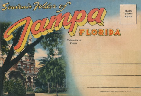 'Souvenir Folder of Tampa, Florida - University of Tampa', c1940s. Artist: Unknown.