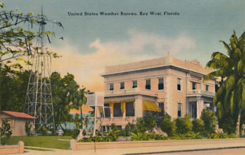 'United States Weather Bureau, Key West, Florida', c1940s. Artist: Unknown.