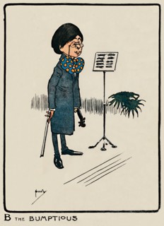 'B the Bumptious', 1903. Artist: John Hassall.