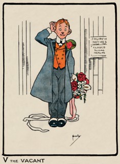 'V the Vacant', 1903. Artist: John Hassall.