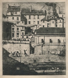'La Morgue (3rd State, 9 1/8 x 8 1/8 Inches)', 1854, (1927). Artist: Charles Meryon.