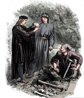 'Alas, poor Yorick! I knew him, Horatio', c1850. Artist: Unknown.