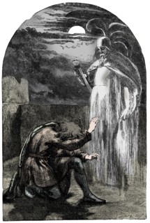 Scene from Shakespeare's Hamlet, 19th century. Artist: Unknown.