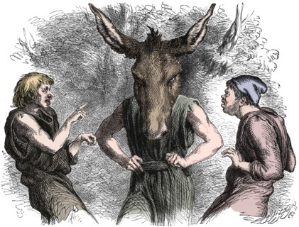 Scene from Shakespeare's A Midsummer Night's Dream. Artist: Unknown.