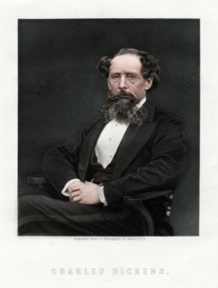 Charles Dickens, English novelist and journalist, 1876.  Artist: Unknown.