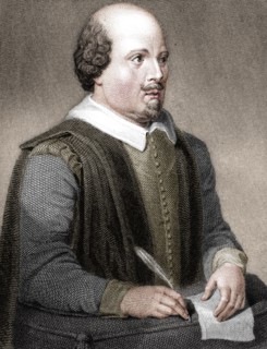 William Shakespeare, English poet and playwright, (1820).  Artist: William Finden.