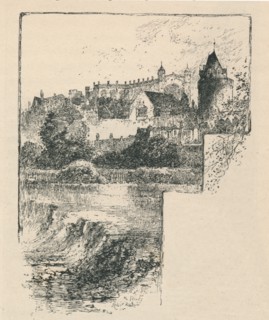 'St. George's Chapel from the River', 1895. Artist: Unknown.