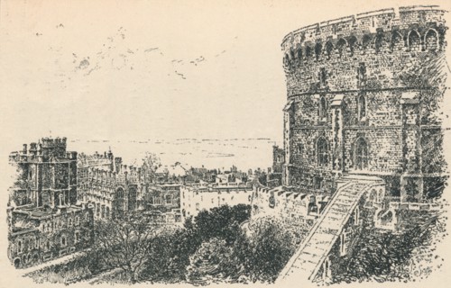 'The Royal Tower from the King of Scotland's Lodging.', 1895. Artist: Unknown.