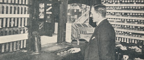 'Automatic Ticket and Change Machines at Westminster', 1926. Artist: Unknown.