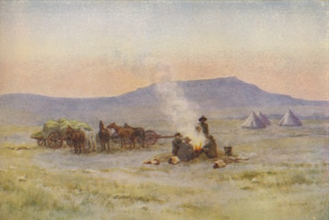 'Boer Camp on the Veldt', 1924. Artist: Unknown.