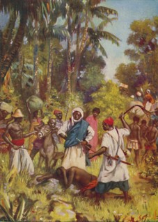 'Slave-Driving in Central Africa', 1924. Artist: Unknown.
