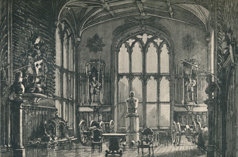 'The Guard Room, or Armoury', 1895. Artist: Unknown.