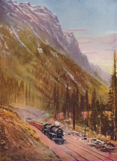 'Connaught Tunnel, in the Selkirk Mountains. Canadian Pacific Railway', 1926. Artist: Unknown.