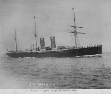 S.S Etruria, New York to Liverpool, November 8th to 15th 1890.  Artist: Jack Lethbridge.