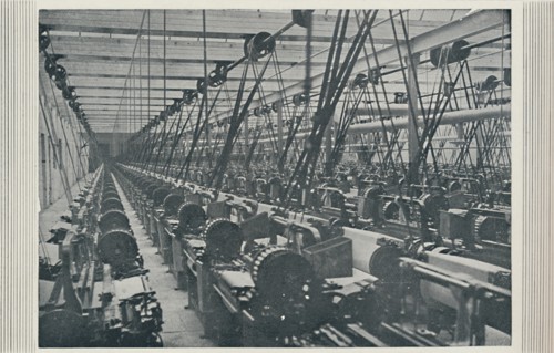 'Interior of Cotton Mill', 1910. Artist: Unknown.