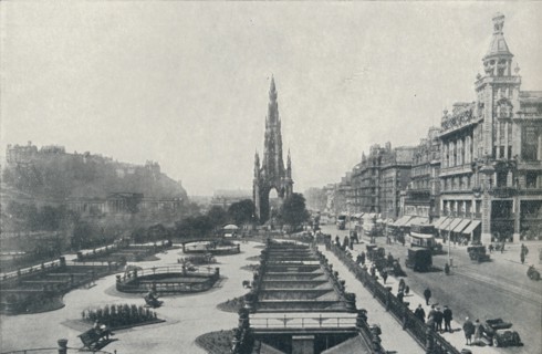 'Princes Street, Edinburgh', 1910. Artist: Valentine & Sons Ltd.