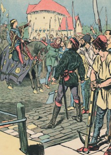 'Young King Richard Quells the Rebellion', c1907. Artist: Unknown.