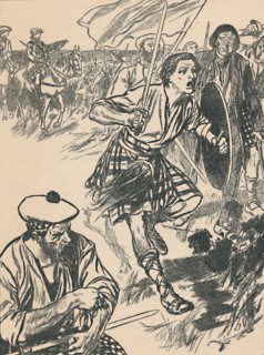'Prince Charlie at the Battle of Culloden', c1907. Artist: Unknown.