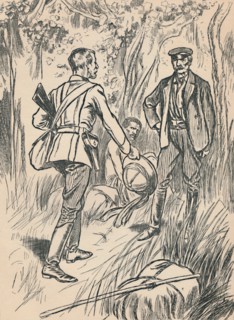 'The Meeting of Stanley and Livingstone', c1907. Artist: Unknown.