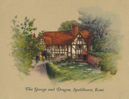 'The George and Dragon, Speldhurst, Kent', 1939. Artist: Unknown.