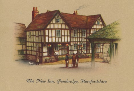 'The New Inn, Penbridge, Herefordshire', 1939. Artist: Unknown.
