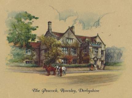 'The Peacock, Rowsley, Derbyshire', 1939. Artist: Unknown.