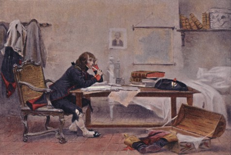 'Bonaparte at Auxonne, 1788', (1896).  Artist: Unknown.