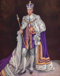'His Majesty King George VI', 1937. Artist: Louis Dezart.