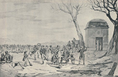 'Skating in Hyde Park, 1807', 1920. Artist: John Augustus Atkinson.