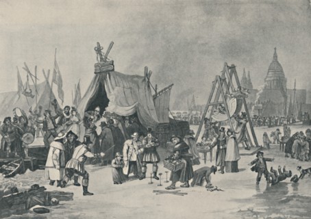 'The Fair on the Frozen Thames, 1814', (1920). Artist: Luke Clennell.