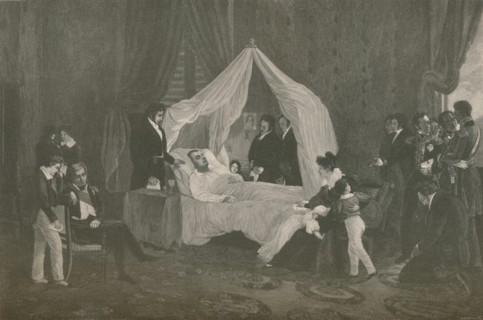 'Death of Napoleon I', 1821, (1896). Artist: Henry Wolf.