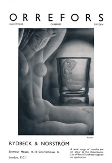 'Orefors - Crystal - Rydbeck & Norström.', 1939. Artist: Unknown.