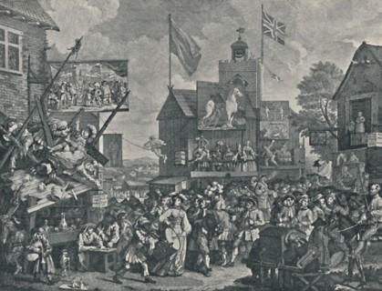 'Southwark Fair, 1733', (1920). Artist: William Hogarth.